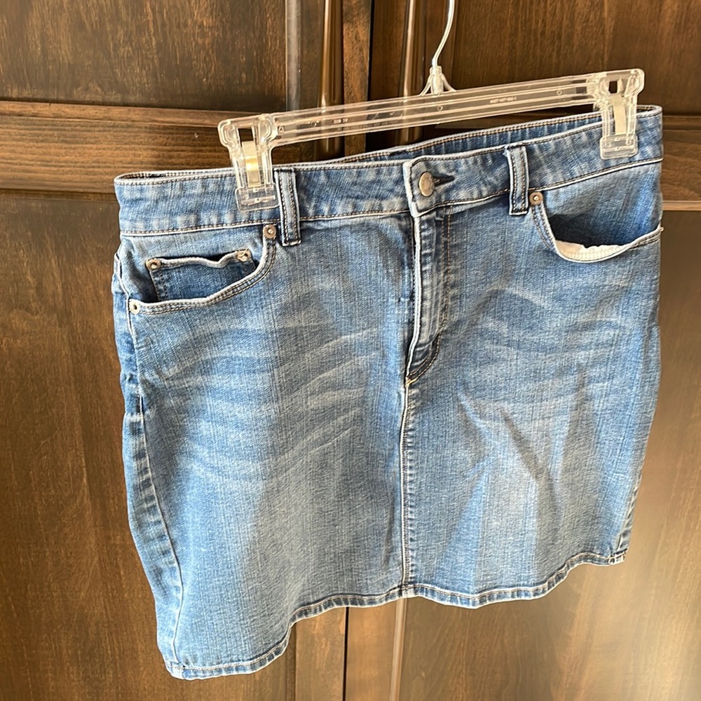 Denim skirt